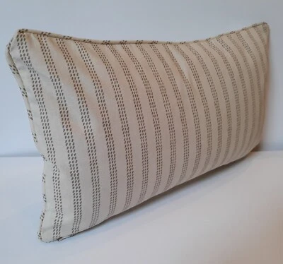 NUEVA Funda de Almohada Ballard Designs 20x12 Rayas Grayson, 100% Algodón Foto 1 de 4