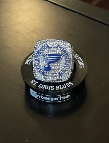St. Louis Blues 2019 Stanley Cup Champions Replica Ring SGA Enterprise Cover