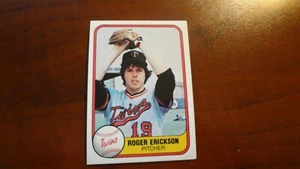 1981 Fleer # 561 Roger Erickson Baseballkarte - Bild 1 von 2