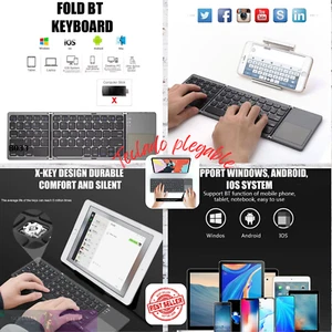 💥Foldable Wireless Bluetooth Keyboard with Touchpad for Windows iOS Android💥 - Picture 1 of 16