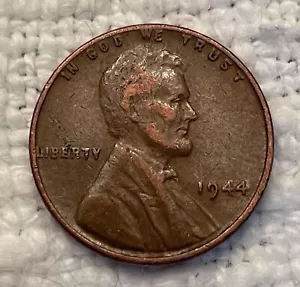 1944 No Mint Mark Lincoln Penny ~ DDO Rim Error Coin ~ Double Die Year - Picture 1 of 4