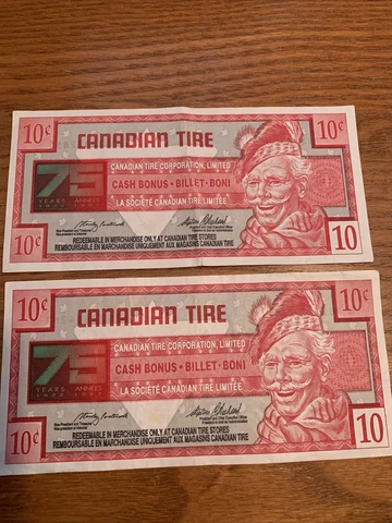 CANADIAN TIRE MONEY 75th ANNIVERSARY SPECIAL EDITION x2 Cover