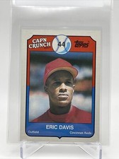 1989 Topps Cap'n Crunch Eric Davis Baseball Card #13 Mint FREE SHIPPING
