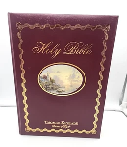 2002 Holy Bible Thomas Kinkade Lighting The Way Home UNMARKED NKJV-Thomas Nelson - Picture 1 of 7