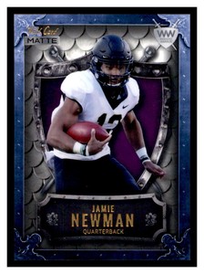 2021 Wild Card Matte Weekend Warrior Purple #WWB-23 JAMIE NEWMAN RC ~B6GG