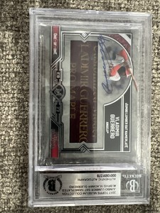 Vladimir Guerrero 2017 Topps Museum Collection Bat Barrel Auto Nameplate 1/1 BGS