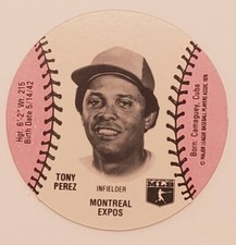 Rare Tony Perez Limited Edition 1978 MSA Wiffle Ball Disc Montreal Expos 