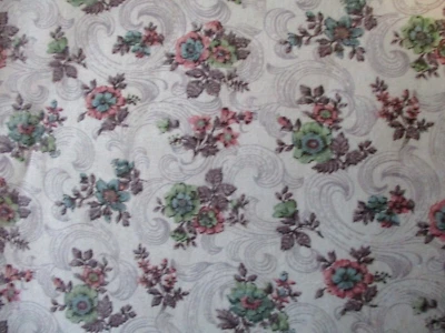 3 yardas de colección jinny beyer "principalmente pasteles" azul pálido floral 100% algodón Foto 1 de 4