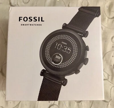 Reloj inteligente para mujer FOSSIL SLOAN FTW6055SET acero negro malla GEN 4 Foto 1 de 3