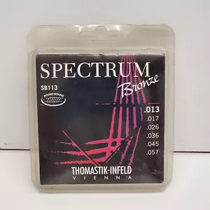 Thomastik Infeld SB113 Spectrum Bronze Acoustic Guitar Strings gauges 13-57 - Picture 1 of 2