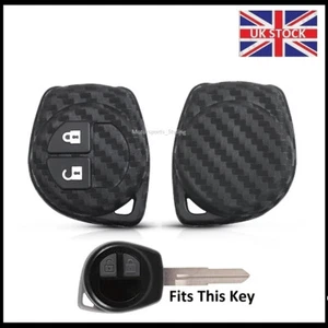 Custodia Cover Chiave Telecomando 2 Pulsanti Suzuki Ignis Vitara Swift Liana Ciaz Baleno s3cf - Foto 1 di 9