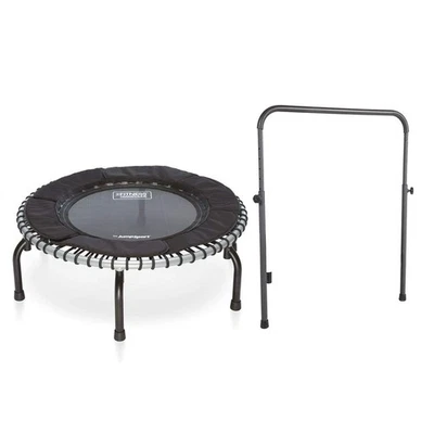 Trampolín de fitness JumpSport 370 interior ligero 39 pulgadas resistente, negro Foto 1 de 4