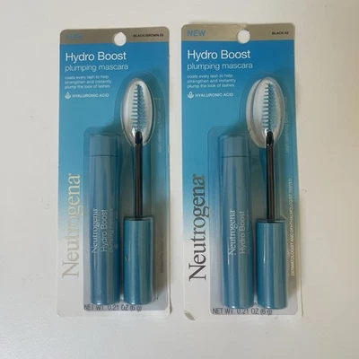 2 Pack Neutrogena Hydro Boost Plumping Mascara W/Hyaluronic Acid #02 , #03 - Image 1 of 2