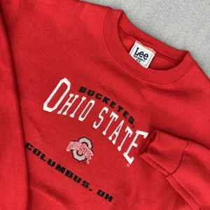 90’s Ohio State Buckeyes Men’s M Sweatshirt Lee Sport Embroidered Crewneck Y2K - Bild 1 von 16