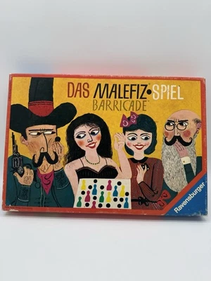 Das Malefiz Spiel Barricade Ravensburger 1960 Brettspiel Vollständig Vintage - Bild 1 von 4