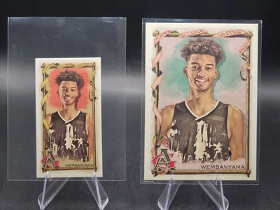 Victor Wembanyama 2023 Allen and Ginter #271 and Mini Card A&G Back Spurs 2 Card - Image 1 of 2