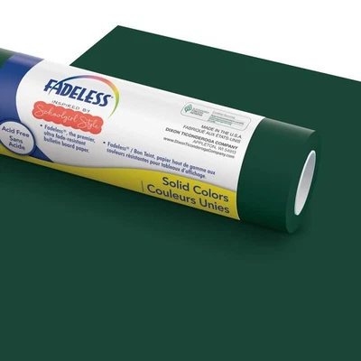 Papel tablón de anuncios indeteble 48 x 600 verde oscuro resistente a la decoloración decoración de aula Foto 1 de 4