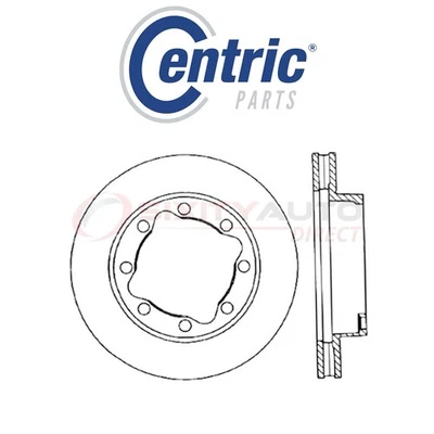 Centric C-TEK Disc Brake Rotor for 1992-1999 GMC K2500 Suburban 5.7L 6.5L oz — 第 1/4 张图片