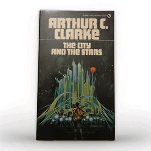 The City and the Stars by Arthur C. Clarke Signet Vintage Sci-fi Paperback ~ EX - Picture 1 of 9