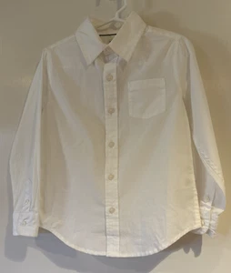NWT Janie And Jack White Button Up Shirt size 4 - Picture 1 of 8