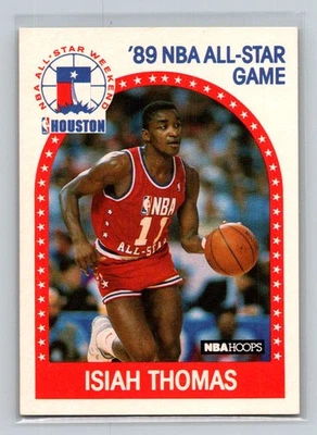 1989-90 Hoops All-Star #178 Akeem Olajuwon Houston Rockets Basketball Card - Image 1 of 2
