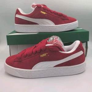 New Puma Suede XL Mens Size 7 Daily Walking Sport Athletic Shoes 395205 03 Red - Picture 1 of 8