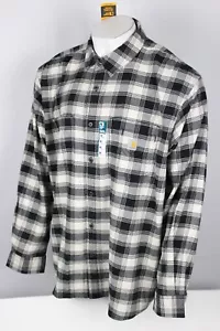 Carhartt Para Hombre Franela Resistente Flex Calce Relajado 2XL Mediano Manga Larga Cuadros - Imagen 1 de 4