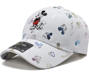 Disney Mickey Mouse Black Classic Hat Baseball Cap w/ Ears Adult New - Picture 1 of 3