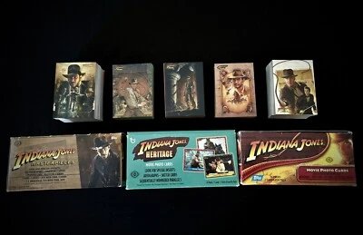 Indiana Jones™ TOPPS TRILOGY Heritage Masterpieces Movie Cards 2008 BOX SET - Image 1 of 4