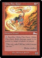 Urza's Legacy Ghitu Fire-Eater x4 Magic The Gathering NM