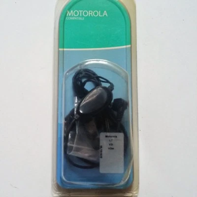 Technocel Hands-Free Stereo Headset for Motorola V3, V3XX, L7 SLVR, KRZR - Black - Image 1 of 4