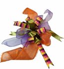 10 " SPRING Plaid HANDMADE WIRED BOW for DOOR WREATH SWAG EASTER Basket