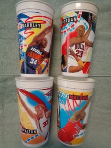 BASKETBALL - 1994 McDONALD'S NOTHING BUT NET MVP'S (4) CUPS! ORIGINAL! JORDAN - Bild 1 von 5