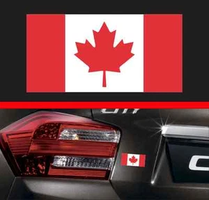Calcomanía de vinilo bandera canadiense de 4" pegatina de parachoques hoja de arce de Canadá Macbook JDM calcomanía - Imagen 1 de 3