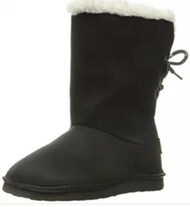 New OshKosh B'Gosh Toddlers Girls Model Ivory- G Black Boots Size US 7 M - Picture 1 of 1