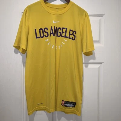Nike Dri Fit WNBA Los Angeles Sparks T-Shirt Large Tall Yellow - Image 1 of 4
