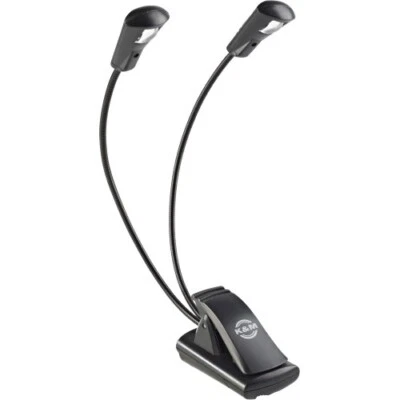 Lámpara de mesa de notas K&M 12243 Double LED FlexLight | Nueva - Imagen 1 de 2