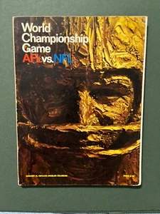 1967 1st Super Bowl AFL vs NFL World Championship game! VINCE LOMBARD/Nrmt/Mint! - Picture 1 of 24