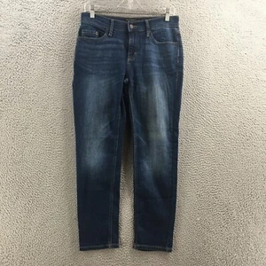 Banana Republic Girlfriend Jeans Womens 26/2 (actual 31x27) Blue Denim Mid Rise - Picture 1 of 17