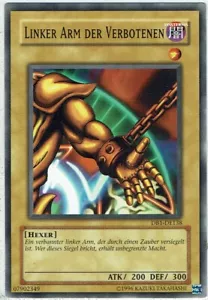 Yu-Gi-Oh Yugioh Left Arm of the Forbidden DBI-DE138 German Common - Picture 1 of 1