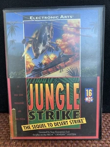 SEGA GENESIS EA JUNGLE STRIKE (SEQUEL TO DESERT STRIKE) 1993 - Picture 1 of 3