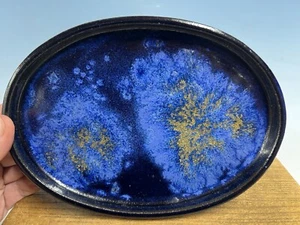 "Impresionante maceta de árbol bonsái esmaltada Suiban Suiseki Tokoname Yamaaki 8 1/2"" Shohin" - Imagen 1 de 12