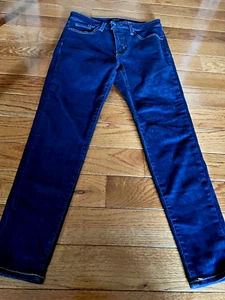 LRL Lauren Ralph Lauren Jeans Women 8P Petite Blue Classic Straight - Picture 1 of 4