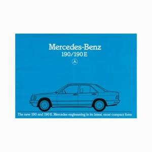 Mercedes-Benk 190/190E Sales Brochure - Picture 1 of 3