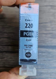 Canon 220 PGBK Black Ink Tank PGI-220BK T51 - Picture 1 of 2