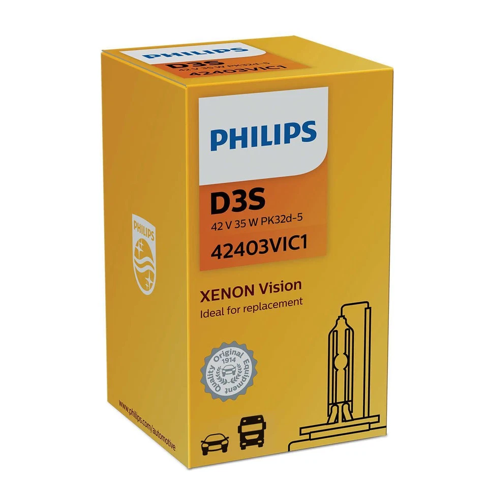 Philips Xenon Vision Xenon 42403VIC1 HID 1x D3S Single-lamp replacement  - Image 1 of 1