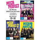 Pitch Perfect / Pitch Perfect 2 / Pitch Perfect 3 (DVD, 3-Disc) PAL Region 2 & 4