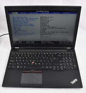 Lenovo Thinkpad P50 Laptop i7-6700HQ 2.6GHz 8GB No HD No OS For Parts or Repair