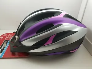 Schwinn Adjustable Dial Fit Intercept Youth 8+ Purple/Pink/Silver Helmet - Picture 1 of 5