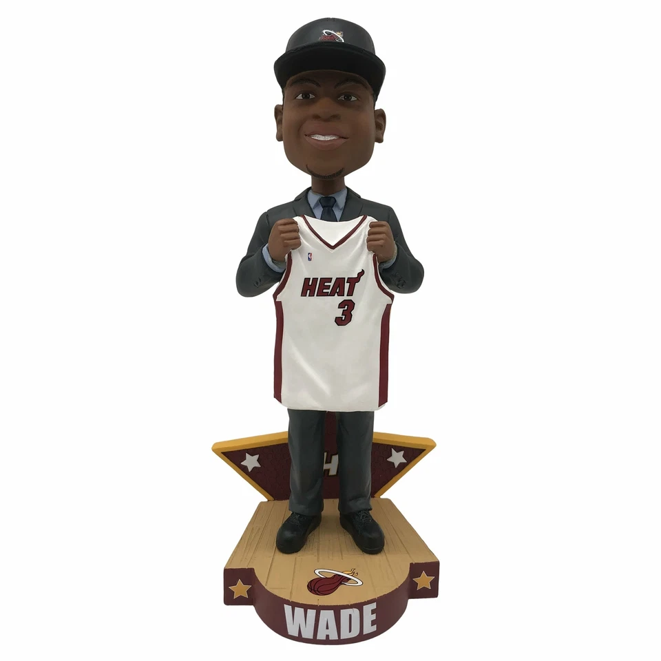 Dwyane Wade Miami Heat NBA Draft Limited Edition Bobblehead NBA Basketball - Image 1 of 1